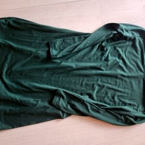 Cute Hunter Green Cotton Dress